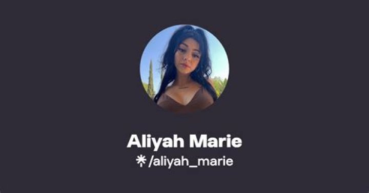 Aliyah Marie's Exclusive Content Leak: Unveiling Unseen Revelations